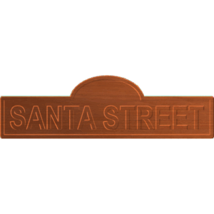 Santa Christmas Sign 004 A 