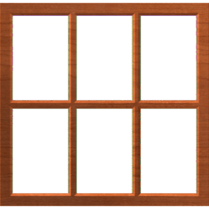 Rustic Country Window Frame or Border 002 A 