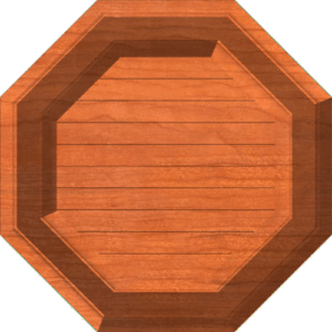 Decorative Octagonal Shutter Vent 212 A 