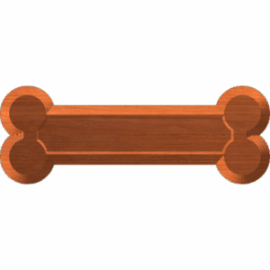 Dog Nameplate 424