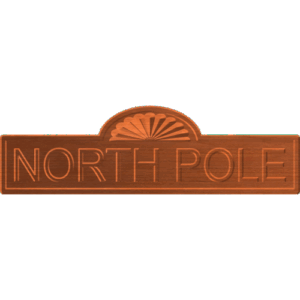 Arctic North Pole Sign