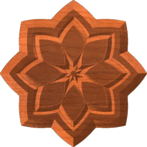 An 8 Point Rosette