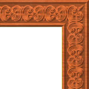 Antique Neo - Victorian Mansion Trim Corner