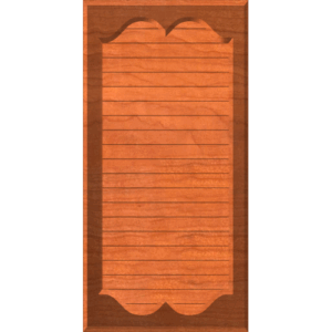 Country Shutter with 4 Arches