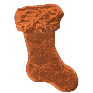 Christmas Stocking with Holly