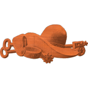 Western Hat Brand Spurs