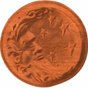 Man In Moon With Stars