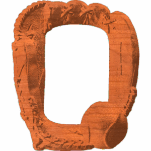 Baseball glove And Ball Frame