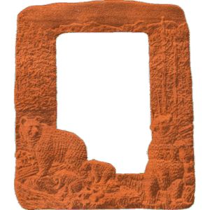 BearsOnRockFrame