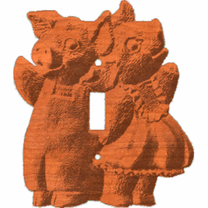 PigsLightswitchPlate