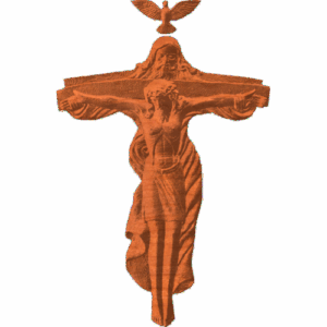 GodHoldingJesusUp