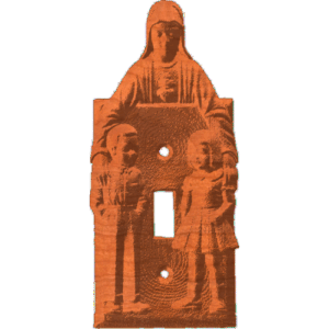St Mary Light Switch Plate