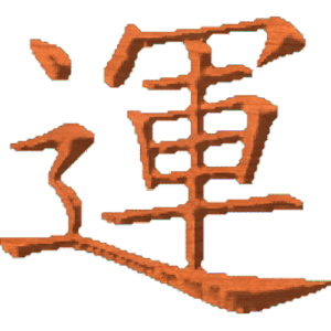 Chinese Oriental Calligraphy The Word Fate