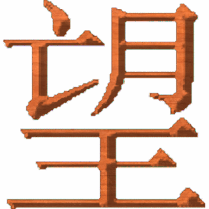 Chinese Oriental Calligraphy The Word Hope