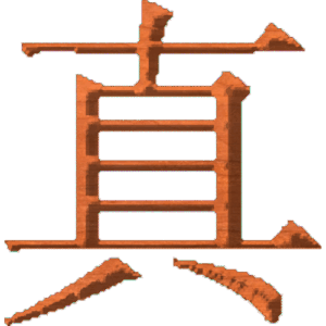 Chinese Oriental Calligraphy The Word  Truth