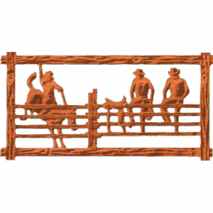 Cowboys On Fence