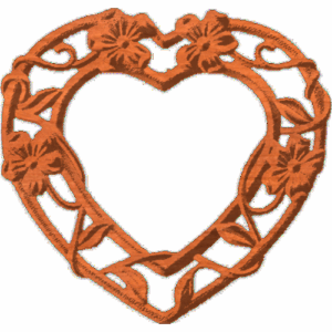 Heart Flower Frame