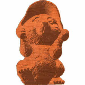 RacoonUnderLeaf