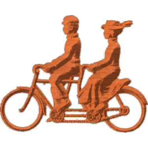 CoupleOnBicycleForTwo