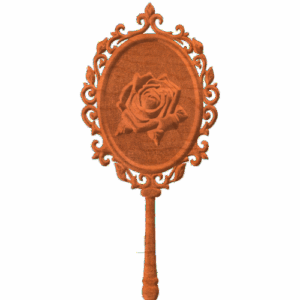 Hand Mirror Rose