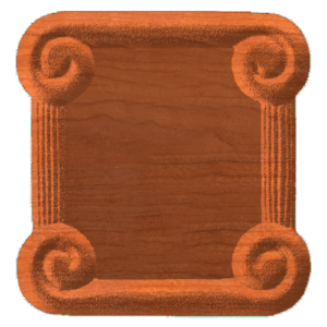Cover Double Switch Scroll No holes
