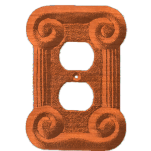 Cover Outlet Scroll
