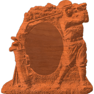 Frame for golfer
