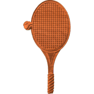 Tennis Racket And Ball - AB - 001