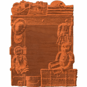 Plaque - Girls Bedroom - Old Time - AB - 001