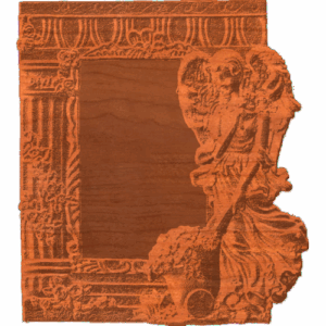 Plaque - Angel And Roman Column