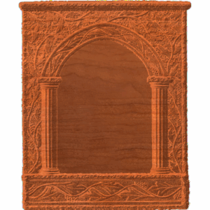 Plaque - Roman Columns And Vines - AB - 001