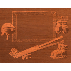Plaque - Hockey Motiff - AB - 001