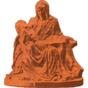 Pieta - Mary Holding Jesus - AB - 001