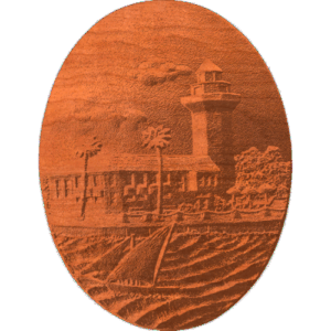 Lighthouse On Oval - AB - 008