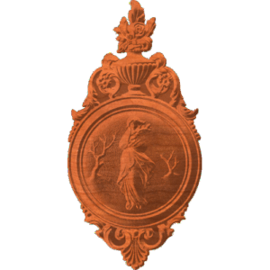 Plaque - Lady In Winter - Roman Era - AB - 001