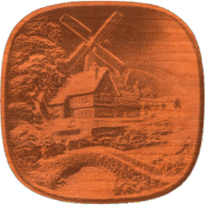 Windmill Scene - Concave Surface - AB - 001