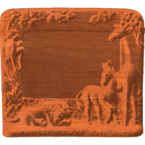 Plaque - Zoo Animals From Africa - AB - 001