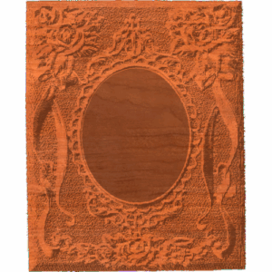 Plaque - Roses And Ribbons - AB - 002