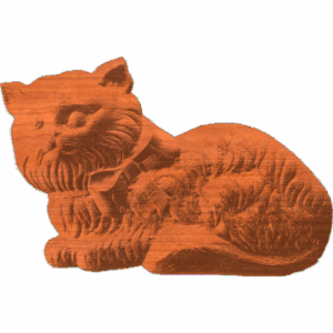 Cat With Bow - AB - 007A