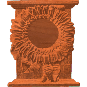 Clock- Sunflower - AB - 001