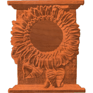Clock- Sunflower - AB - 002