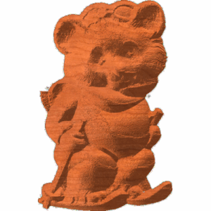 Teddy Bear On Skis - AB - 001