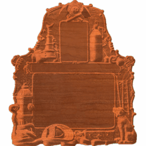 Plaque - Fire Fighter Motiff - AB - 002