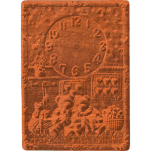 Clock With Teddy Bears - AB - 001