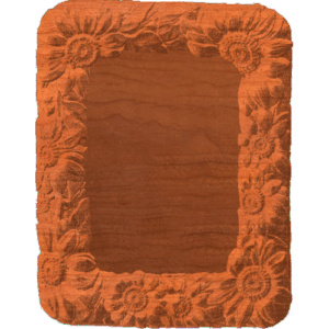 Plaque Of Flowers - AB - 001