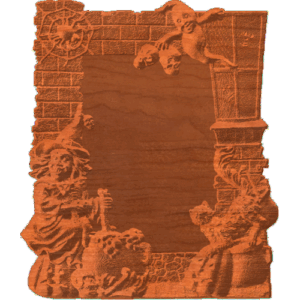 Plaque - Halloween Motiff - AB - 001