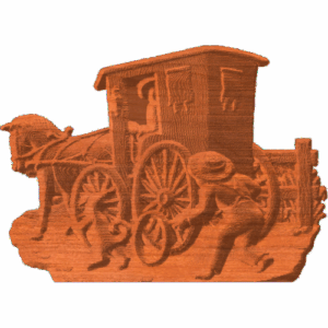 Amish Buggy Scene - AB - 002