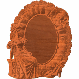 Plaque - Lady And Lace - AB - 001