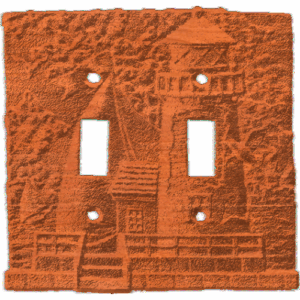 Lighthouse - Double Switch Plate - AB - 001