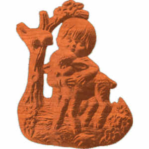 Child With Lamb - AB - 001